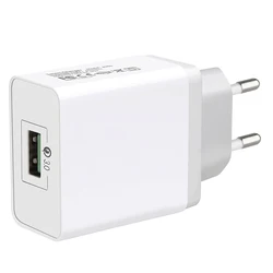 Iregal QC3.0 EU plug 18W 1 порт Usb Сетевое быстрое зарядное устройство оптом