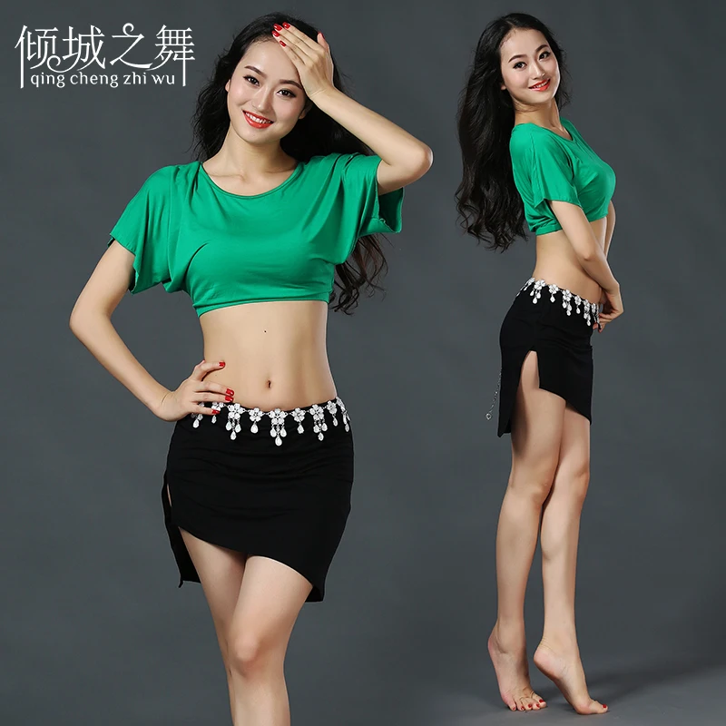 
ZM131 Practice belly dance Modal and Rayon bellydance dress for girl 