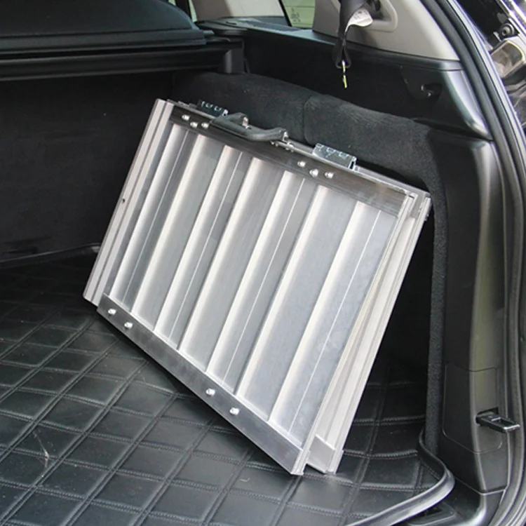 Алюминиевый складной пандус для инвалидной коляски для автомобильных шагов