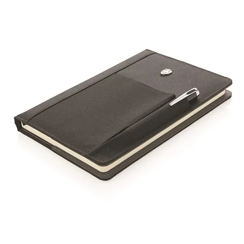 Swiss Peak refillable notebook and pen set