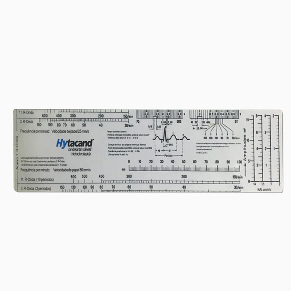 Hospital Medical Patient Sokolow and Lyon Index Ekg Ecg Scale Ruler