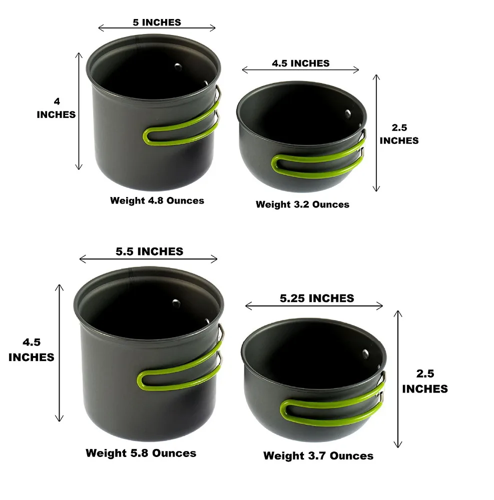 
Bivouac outdoor cookwares Backpacking Gear & Hiking with BPA Free Bowls 