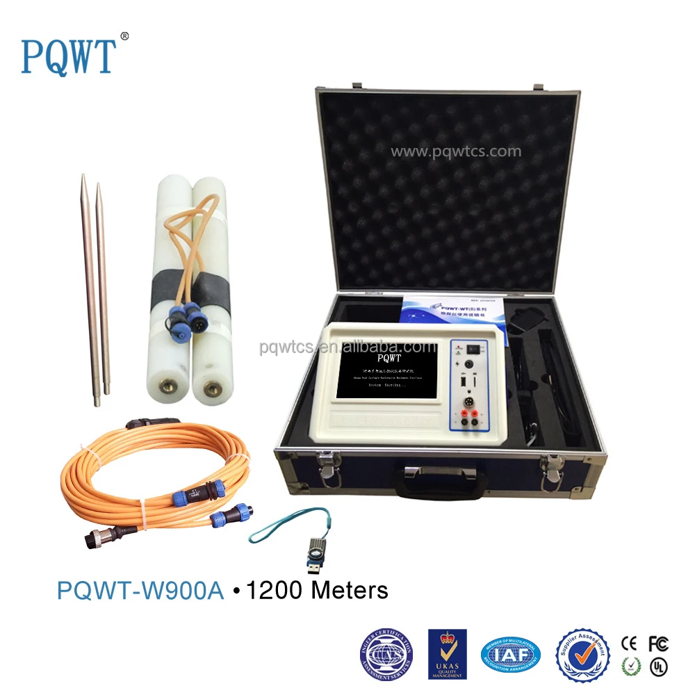 PQWT-W900A Long Range Высокая Точность Портативный Детектор Алмазов 1200 М