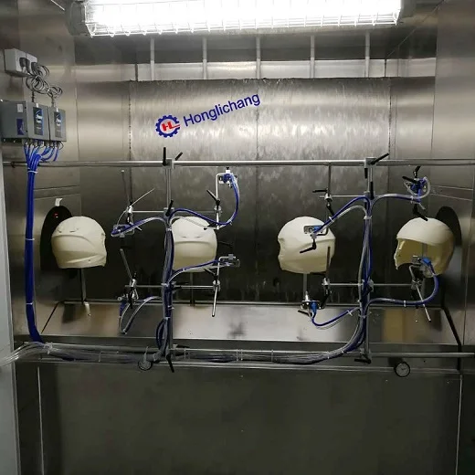 Ready Sell in Indian Market Automatic Helmet PU Paint Line