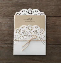 
Beautiful Floral wedding invitations classic wedding invitation designs laser cut wedding invitations 