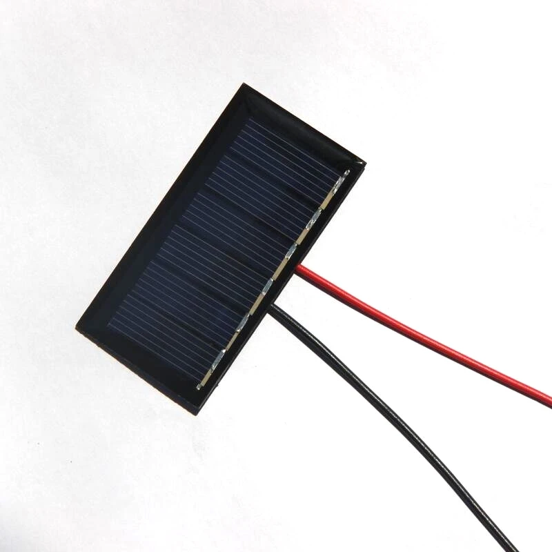 Solar Cells Panel 3V 0.24W Portable A grade Polycrystalline Silicon Solar Generator 67.5*34.5mm Mini Solar Cell Board with Cable