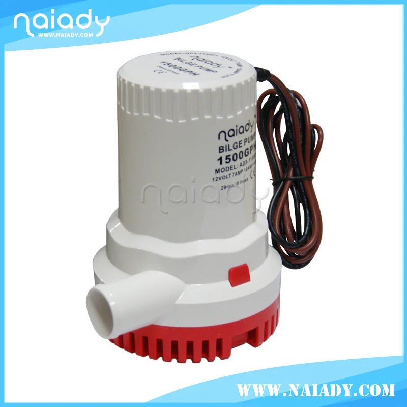 
NAIADY 2000GPH 12/24 volt electric submersible marine boat bilge pump 