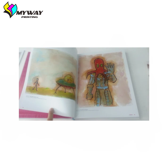 Alibaba paper printing product custom coloring book printing
