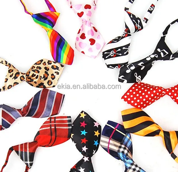 Manufacturer OEM Fashion Dog Grooming Products, Luxury Silk Bow Dog Tie