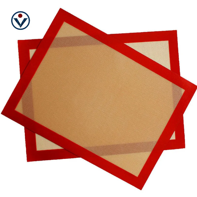 300*400*0.4Mm New Product Easy To Clean Non Stick Dough Rolling Baking Mat Silicone