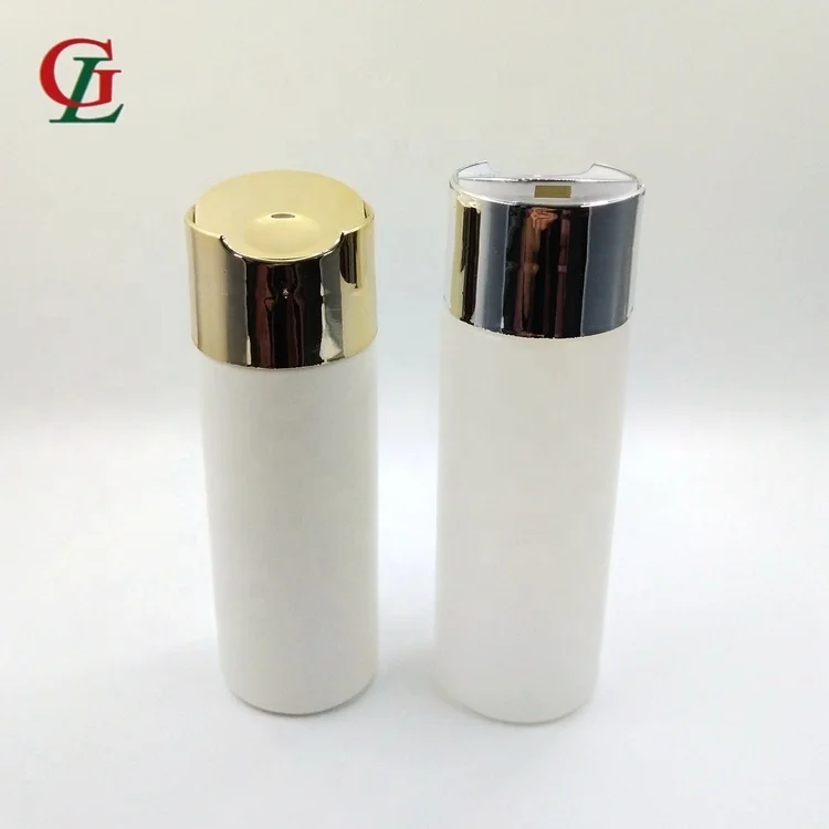 Whole sale 150cc empty hair conditioner shampoo bottle PE lotion bottle cosmetic container with 24/410 disc cap