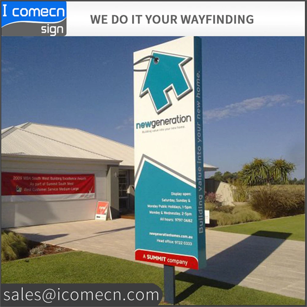 used outdoor digital signs sale aluminium pole led pylon sign for advertising