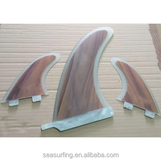 
fin box pure color bamboo skin design swim fins surfboard fins 