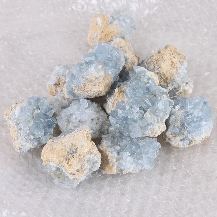Wholesale Quartz Mineral Blue Crystal Cluster For Crystal Memento