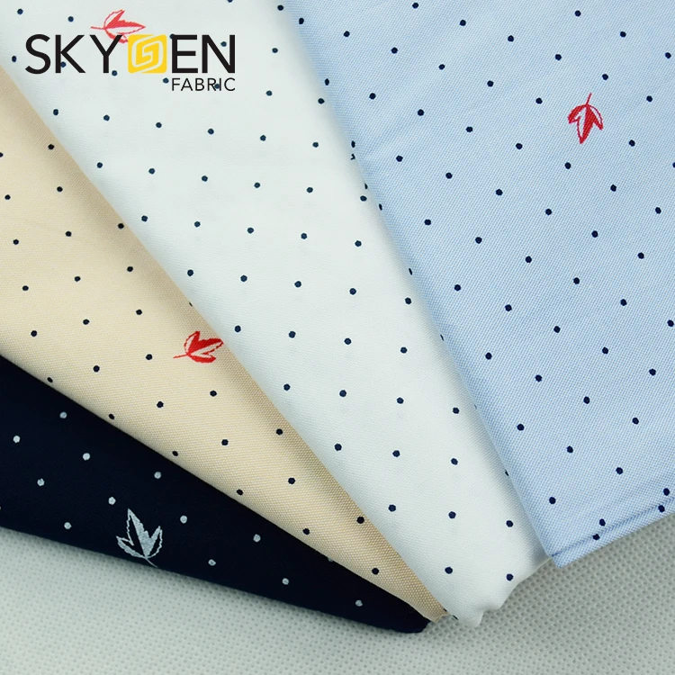 Брендовая мужская рубашка из ткани Оксфорд с саржевым переплетением из 100 хлопка с принтом