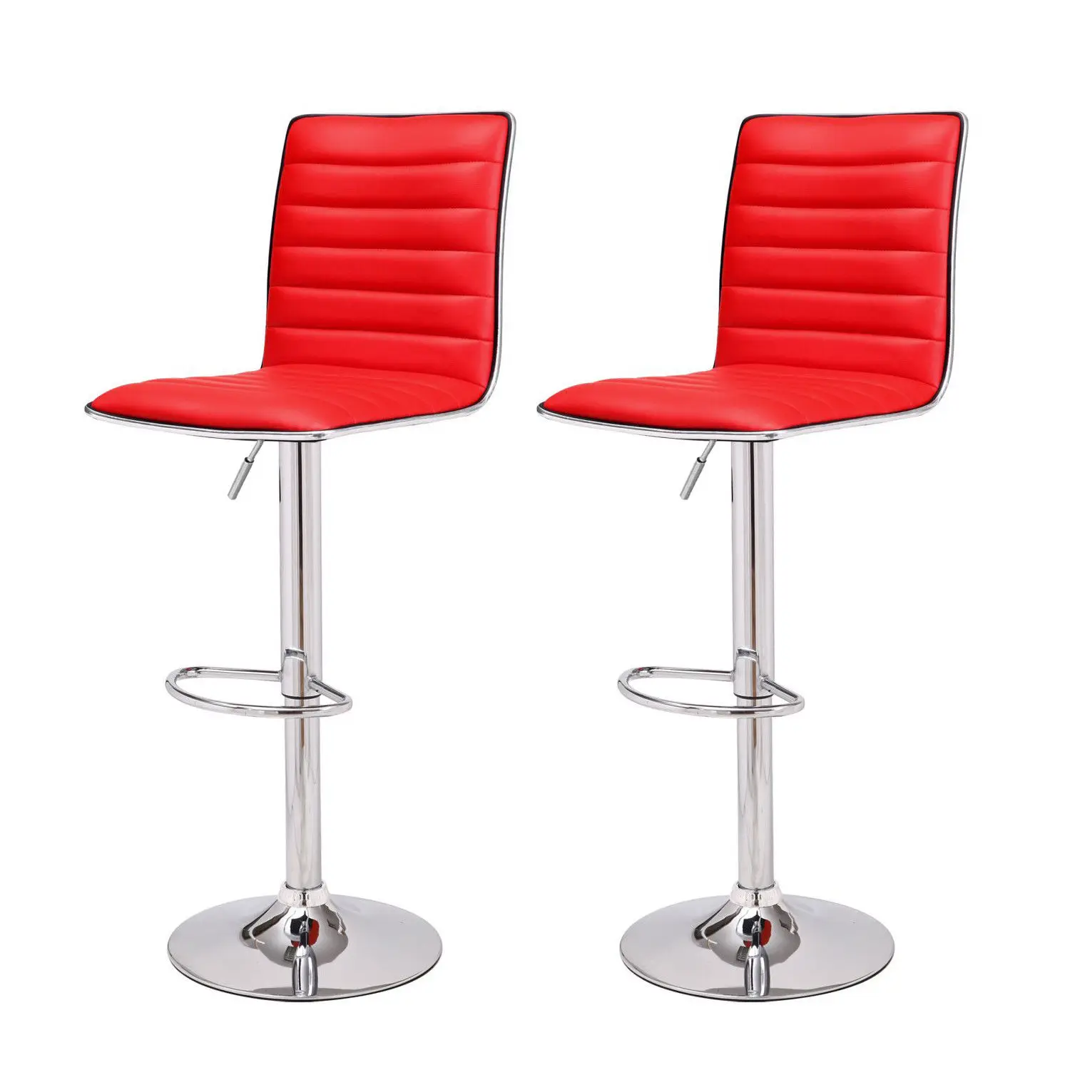 
Bar Stools Leather Modern Hydraulic Swivel Barstools 