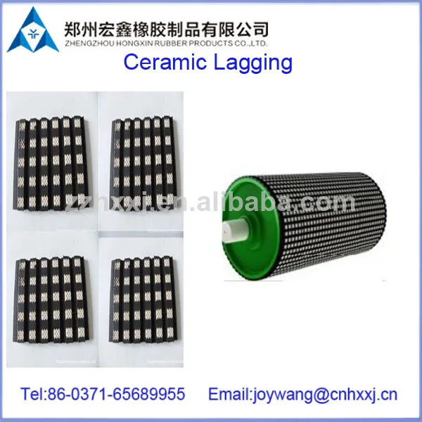 anti-static ceramic block lagging