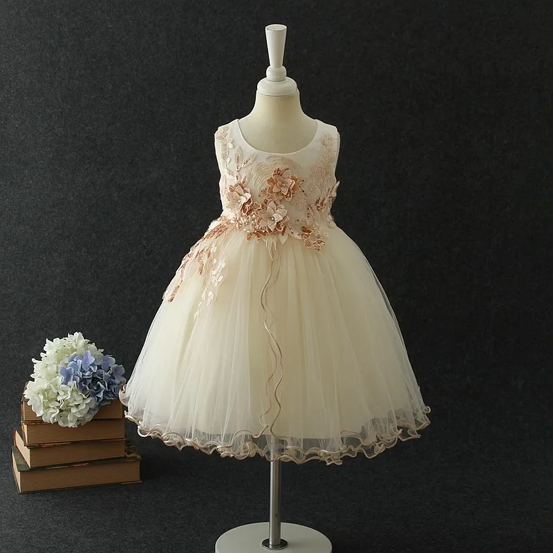 Good quality children clothing girl dresses  princess dress designs party dresses for 3 year old girl