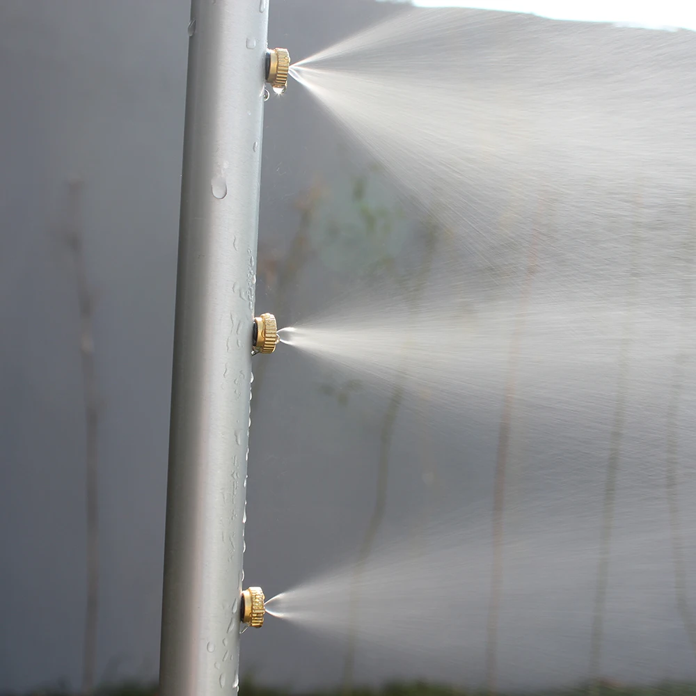 
Outdoor standing mist water sprinkler with hose 