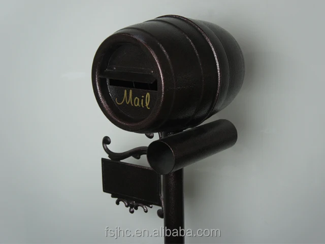 metal mail box/modern design us mailbox/wrought iron letter box
