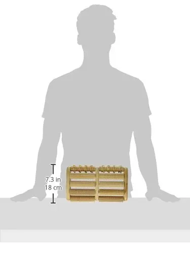 
customized logo foot massage wooden foot massage roller 