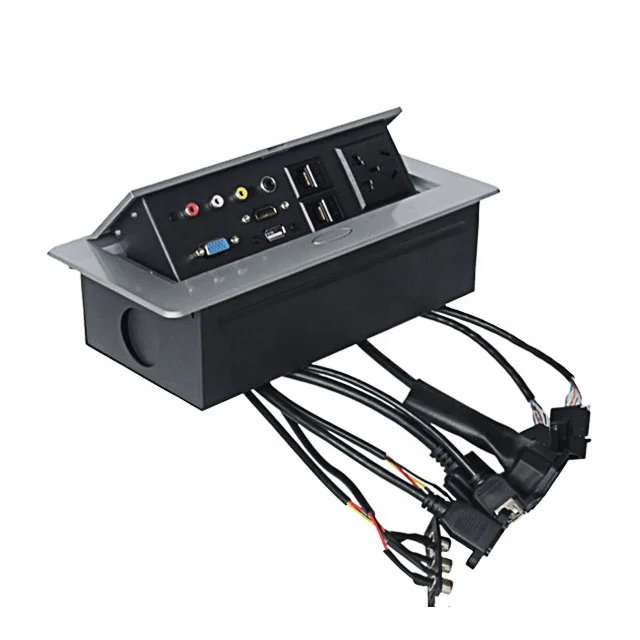 Выдвижная розетка/Выдвижная настольная электрическая розетка для офисной мебели