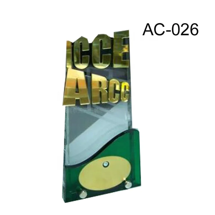 Full Color  Acrylic  Trophy  Plaque 2019