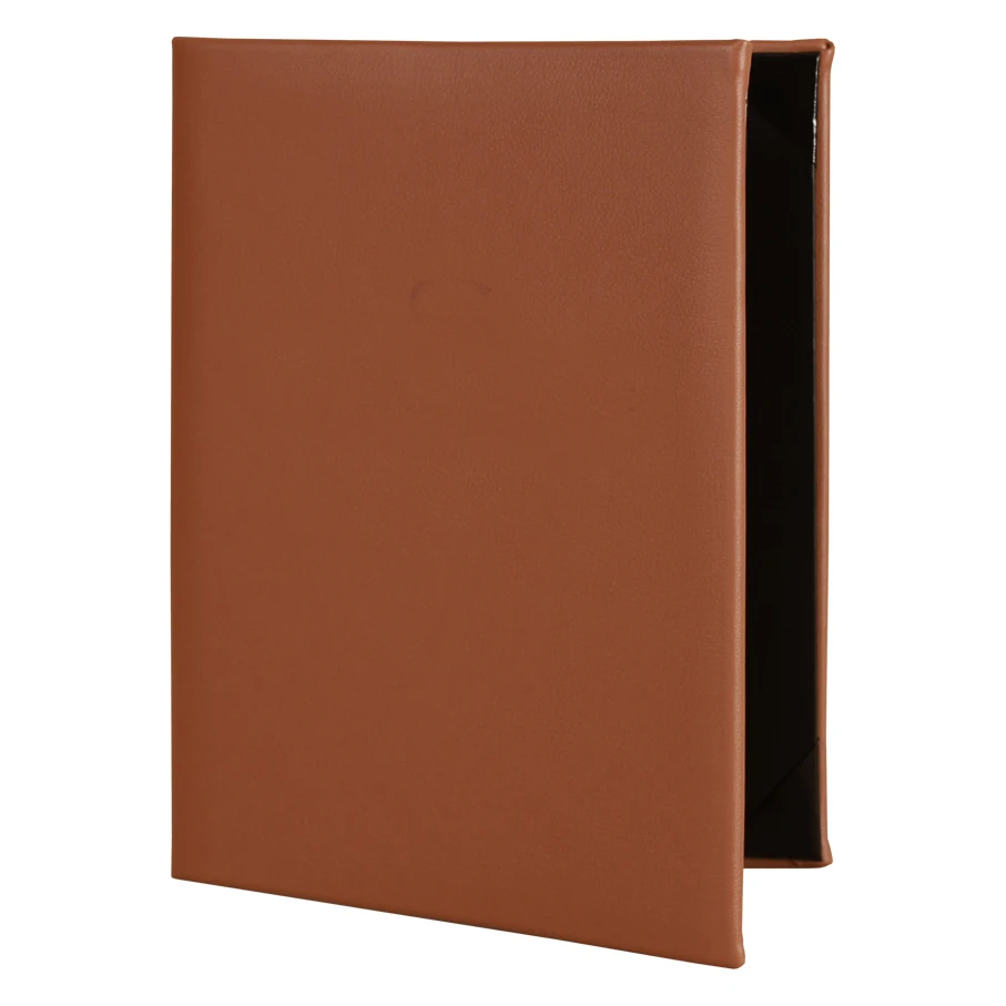 bifold leather material restaurant a4 menu cover