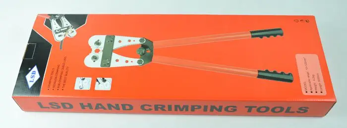 LX-120B Heavy Duty Electric Crimping Tool for Non-insulated Cable Links Hexagon Shape 10-120mm2 Electrical Wire Terminal Crimper