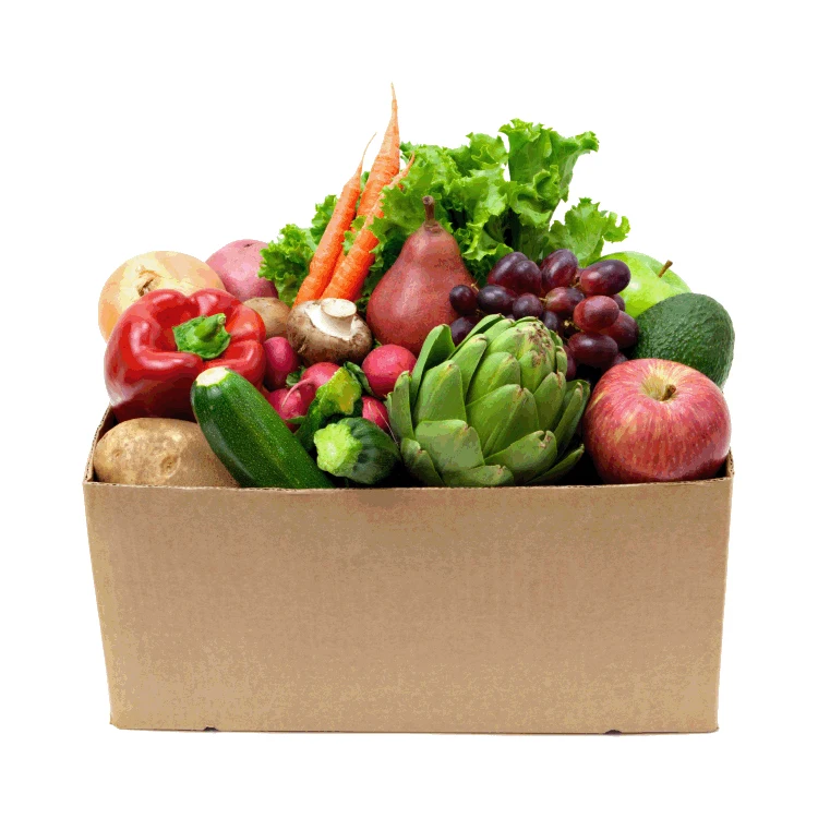 Custom logo rigid fruit packaging orange box