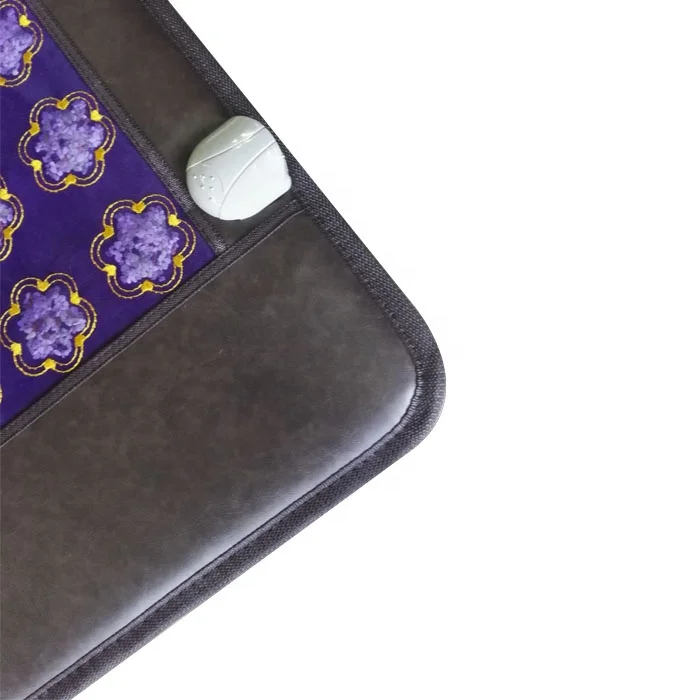 Magnetic therapy far infrared bio  crystal amethyst mat