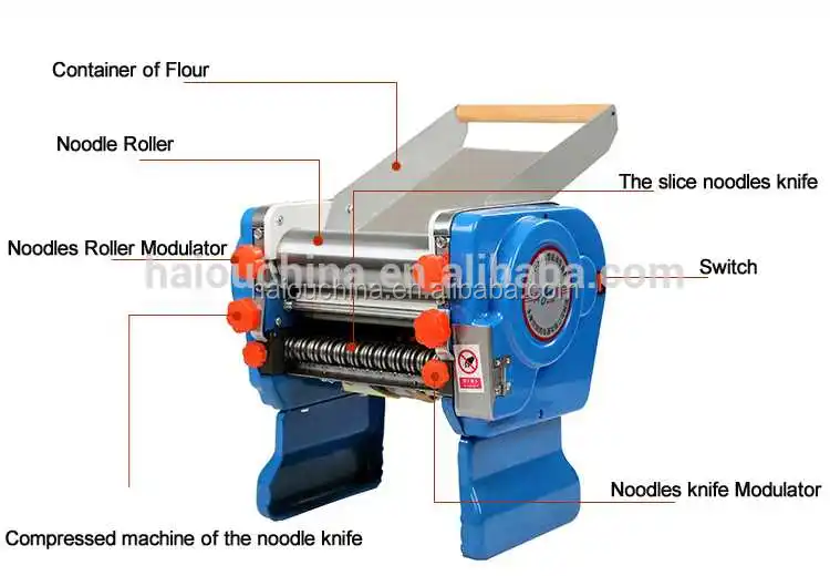 DZM180A good quality noodle making machine electric fondant roller machine