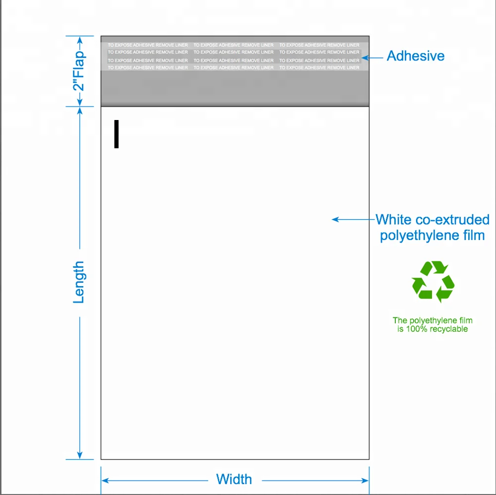 High Quality Plastic Material Parcel Packing Bags Poly Shipping Mailers