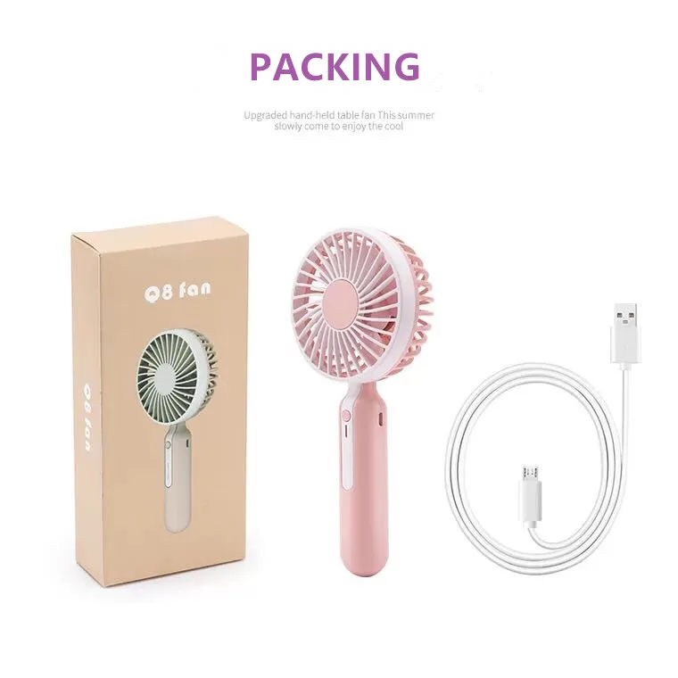  Портативный стол Электрический перезаряжаемый складной мини USB вентилятор со стандартным телефоном