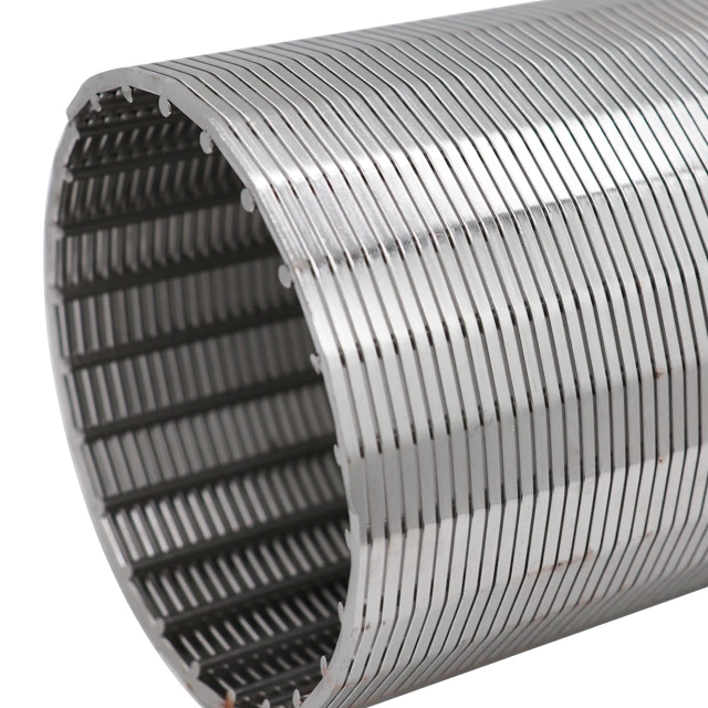 Stainless steel 304/316 0.75mm slot Johnson well screen tube/wedge wire filter