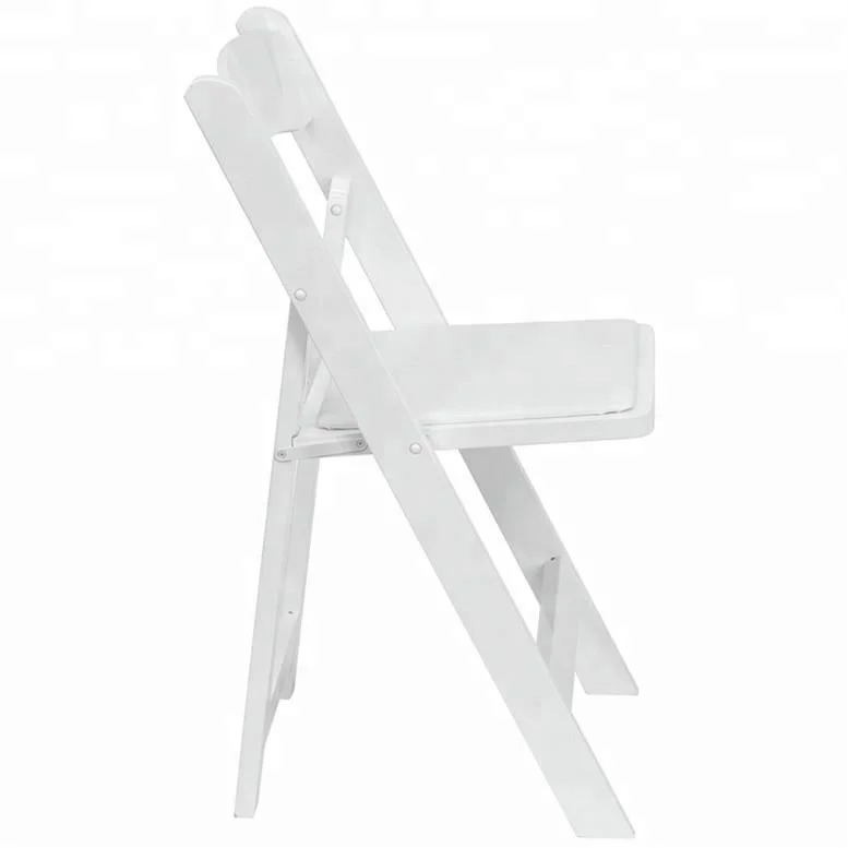Awesome plastic white folding wimbledon wedding event chair
