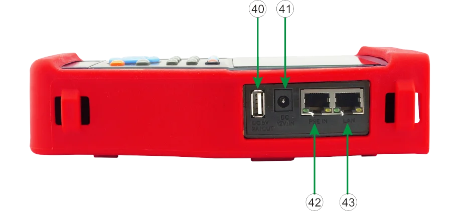 Multifunctions4.3 inch touch screen  CCTV tester tools for TVI CVI AHD IP cctv camera testing tool