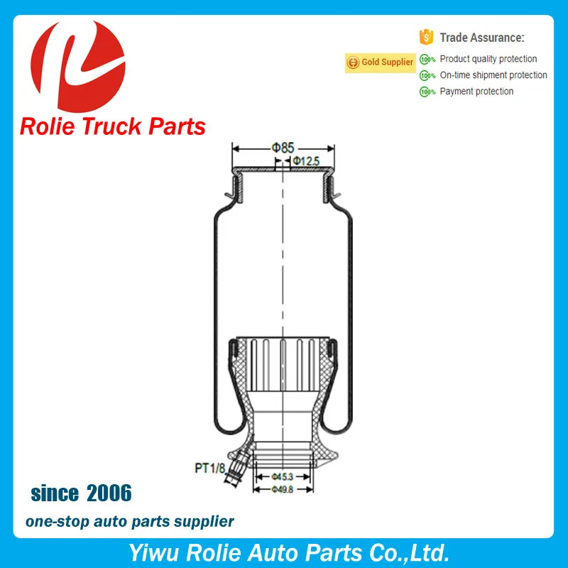 Heavy duty truck детали подвески oem 1424231 1382327 1424227 грузовик воздуха ниже амортизатор для scania