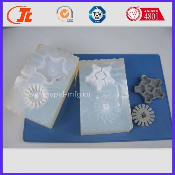 OEM silicone mold rapid prototyping manufacturer make Urethane Plastic Prototypes using Vacuum Casting