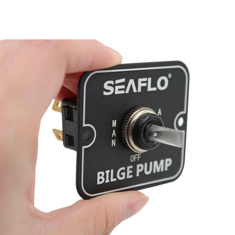 Boat Switch Panel With Led Light 2/3 Way For Bilge Pump