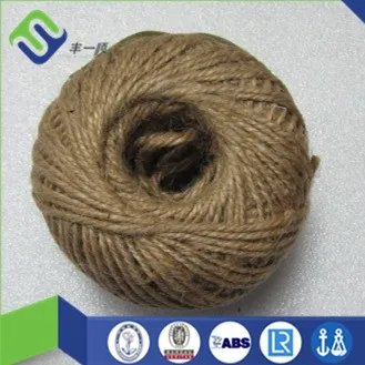 Китай фабрика оптовая 2 слоя джут шпагат веревка