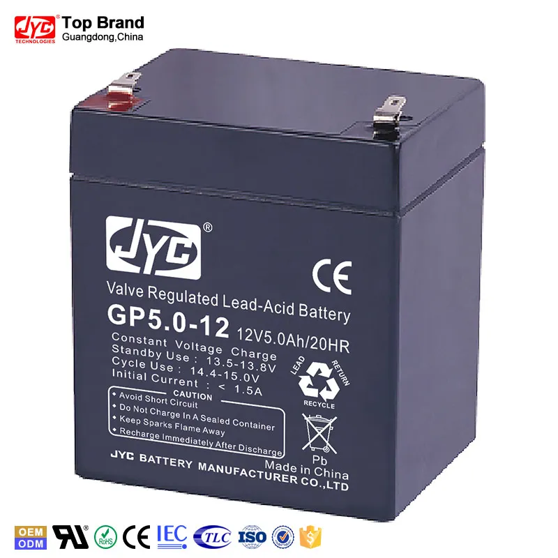 
Top Quality Sealed Maintenance Free 12v 5ah 10hr Battery ABS JYC Battery 