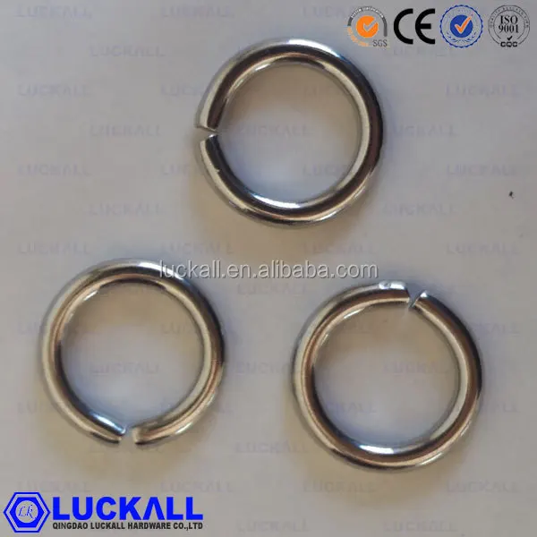 High Quality Stainless Steel 304 Polished Weldless O Round Ring Link Rigging