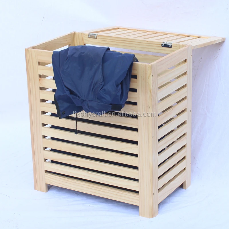 2018 новый стиль, корзина для белья из натурального дерева