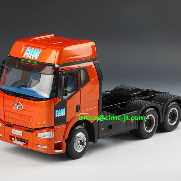 china faw j6 6X4 euro 5 tractor truck and automatic transmission tractor truck