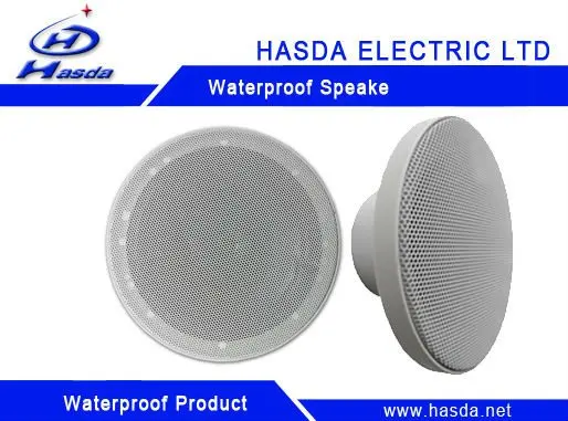 ванная комната водонепроницаемый громкоговоритель с 6-дюймовый для морских сауны гольф-кары