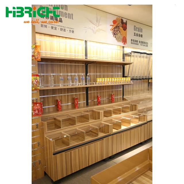 Good Price Two Layers Supermarket Vegetable and Fruit Shelf