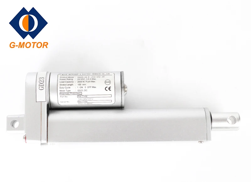 
Linear actuator with hall sensor with wireless remote control 