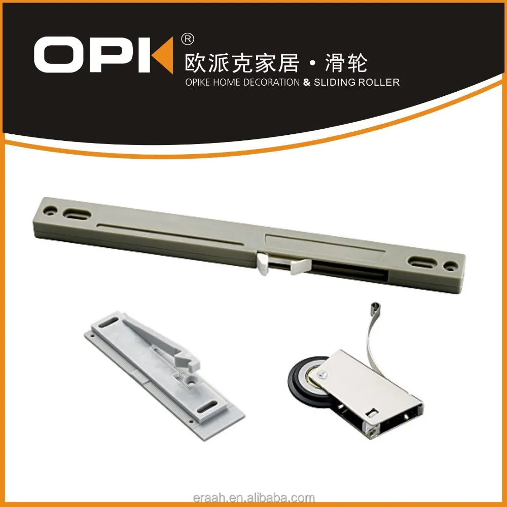 door damper with bottom roller