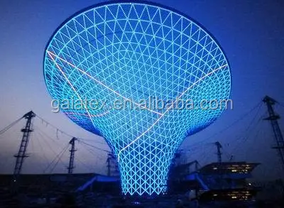 
PVC Coated Tarpaulin for Soft Tensile Membrane Sturcture 